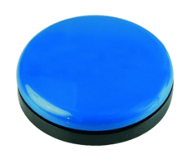 Buddy Button 63, blau