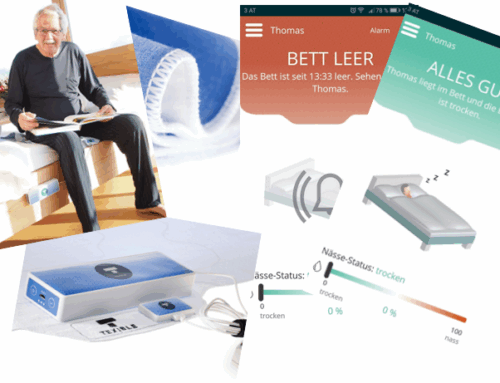 Sicherheit im Bett, bei Nässe, Bettflucht oder Patientensicherheit „Smart Sense“