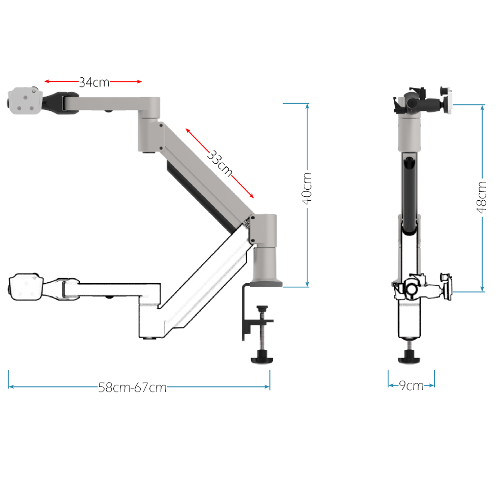Monty Rohrklemme L3D MC 1QS Handyhalterungsset – Bild 2